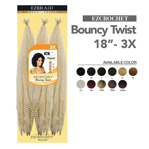 EZCROCHET Bouncy Twist 18"-3X