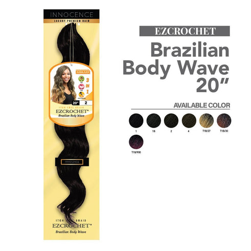 EZCROCHET Brazilian Body Wave 20"