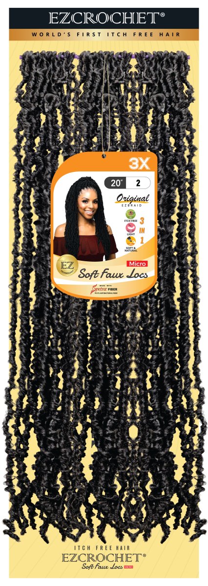 EZCROCHET Soft Faux Locs Micro 26"-3X