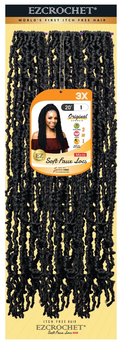 EZCROCHET Soft Faux Locs Micro 26"-3X