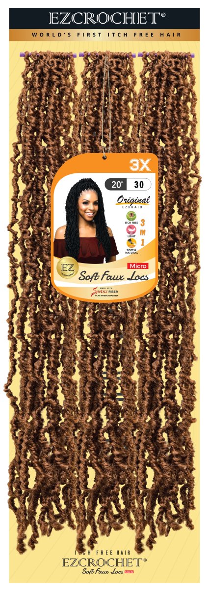 EZCROCHET Soft Faux Locs Micro 26"-3X
