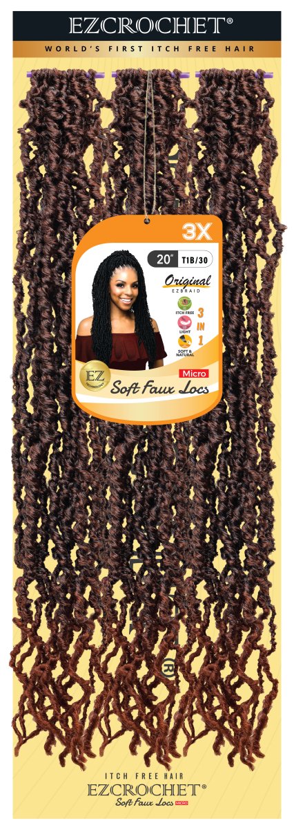 EZCROCHET Soft Faux Locs Micro 26"-3X