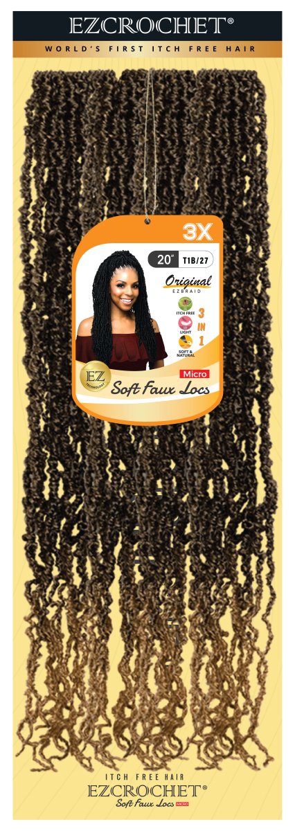 EZCROCHET Soft Faux Locs Micro 26"-3X