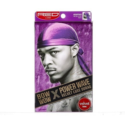 Red By Kiss Bow Vow X Power Wave Luxe Velvet Durag