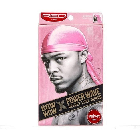 Red By Kiss Bow Vow X Power Wave Luxe Velvet Durag