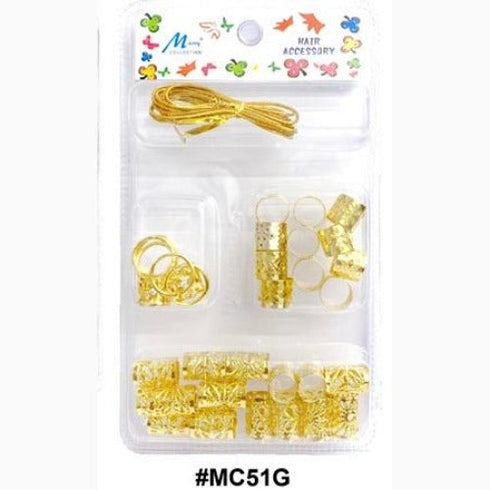 4in1 Dreadlock/Braids l Cord l Big/Small Clips l Rings l Diamond Clips