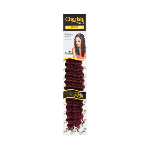 Cherish Deep Twist Bulk 22'' Synthetic Hair Braids