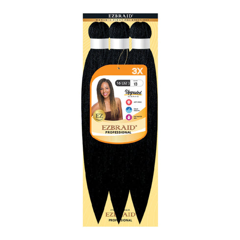 Spetra EZ Braid 16"- 3X Pack Pre-Stretched Braiding Hair Solution