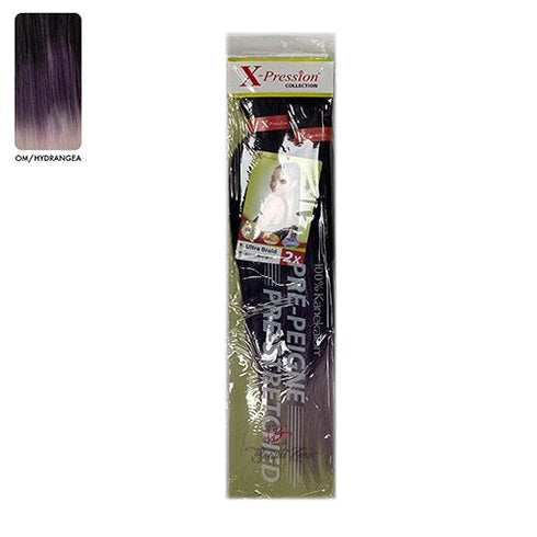 XPRESSION PRE STRETCHED ULTRA BRAID 2x PACK BRAID EXTENSIONS 46" LENGTH