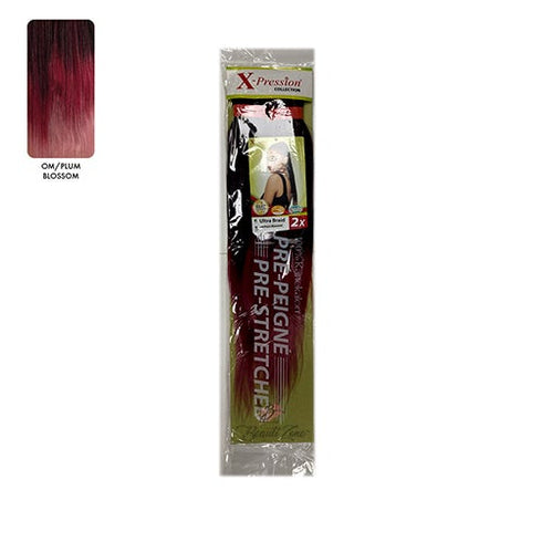 XPRESSION PRE STRETCHED ULTRA BRAID 2x PACK BRAID EXTENSIONS 46" LENGTH