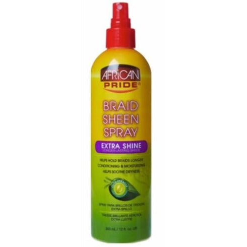 African Pride Braid Sheen Spray Extra Shine 355ml