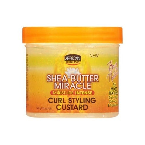 African Pride Shea Miracle Curl Styling Custard 340g
