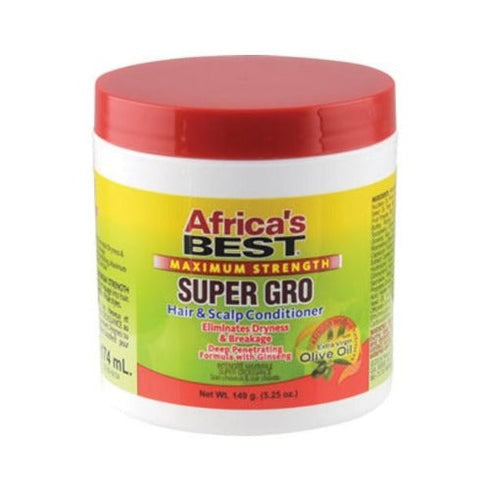 Africa's Best Maximum Strength Super Gro Hair & Scalp Conditioner 149g