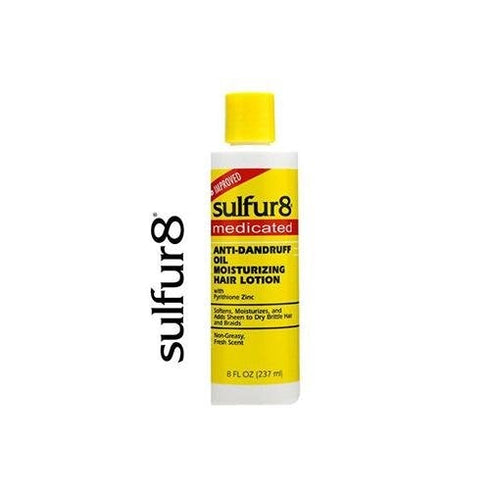 Sulfur8 | Anti-Dandruff Oil Moisturizing Hair Lotion (8oz)