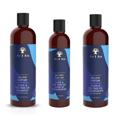 As I Am Dry Itchy Tea Tree Oil - Trio Bundle Set