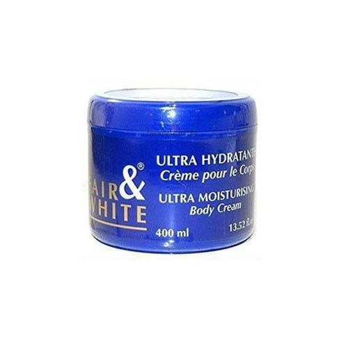 Fair and White Ultra Moisturising Body Cream 400ml Blue