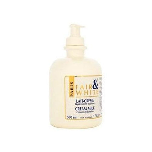 Fair and White Cream-Milk Extreme Hydration Pump Lotion 500ml