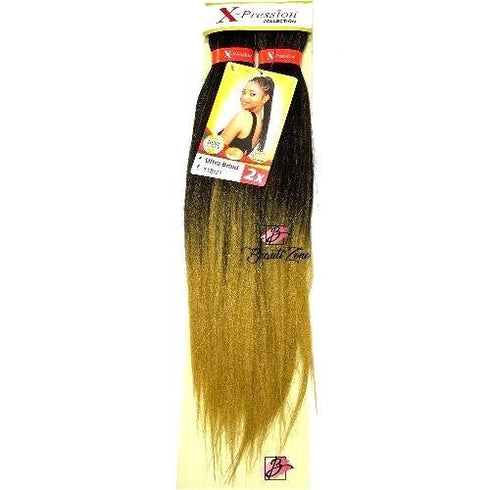 XPRESSION PRE STRETCHED ULTRA BRAID 2x PACK BRAID EXTENSIONS 46" LENGTH