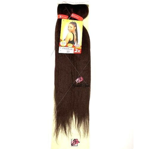 XPRESSION PRE STRETCHED ULTRA BRAID 2x PACK BRAID EXTENSIONS 46" LENGTH