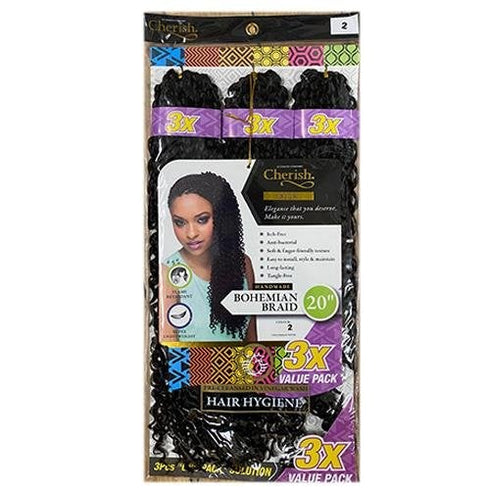 Cherish Bohemian Bulk 20'' Crochet Braids 3 Pack Value