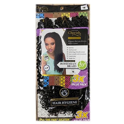 Cherish Bohemian Bulk 20'' Crochet Braids 3 Pack Value