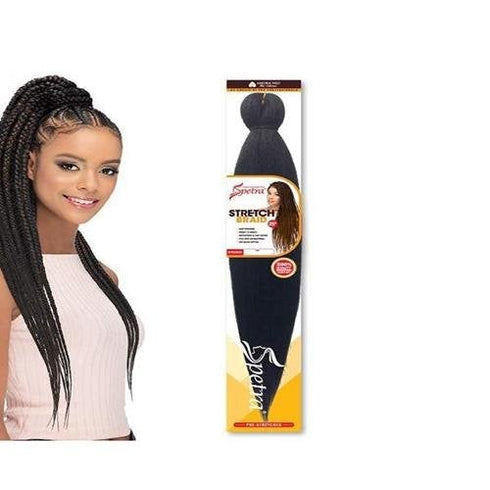 Spetra/Spectra Braid Pre Stretched Braiding Hair 25" - 1 PACK