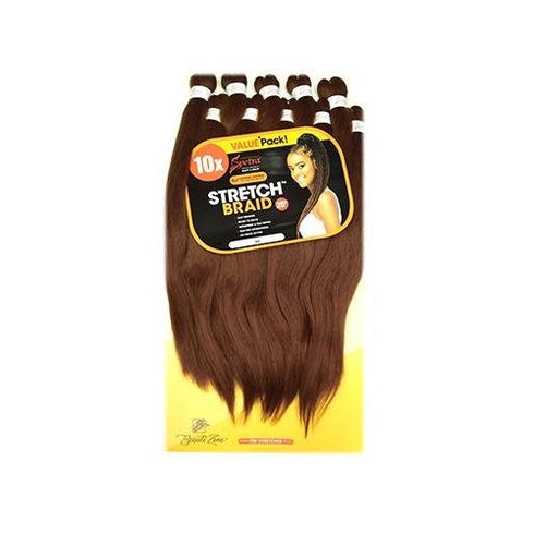 Spetra/Spectra Braid Pre Stretched Braiding Hair 25" - 10 PACK BUNDLE