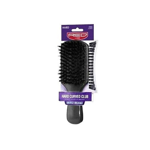 Red By Kiss Premium HARD Curved CLUB Brush #BOR13