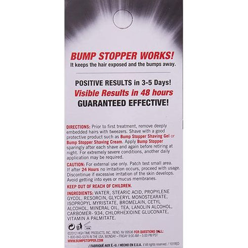 Bump Stopper Razor Bump Treatment - Sensitive Skin Formula - 0.5oz