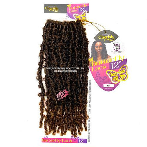 Cherish Bulk I Butterfly Locs l Pre Looped l Crochet Hair l Faux Locs 12" - 18" Lengths