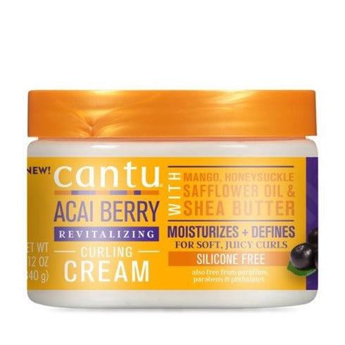 Cantu Acai Berry Revitalizing Curling Cream, 12 oz.