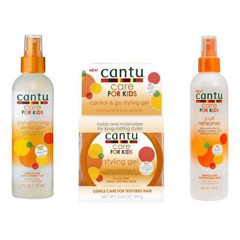 Cantu Care for Kids Condition & Style Bundle
