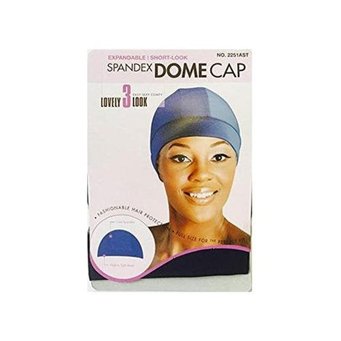 Magic Collection Spandex Dome Cap Asst Colours # 2251AST