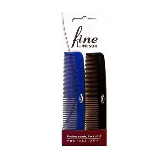 Fine Lines Pocket Comb (Pack of 2) # 109-00