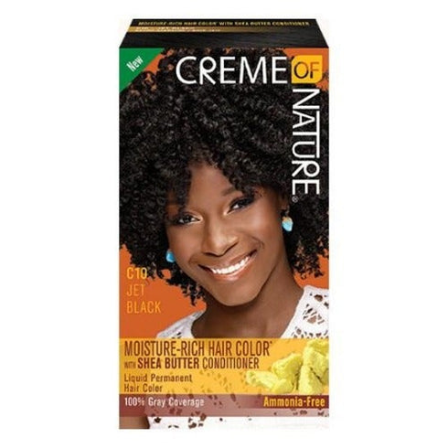 Creme of Nature Hair Dye l Color (C10 Jet Black)