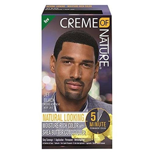 Creme of Nature Jet Black Natural Looking Color