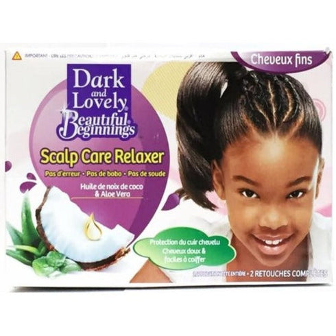 Dark and Lovely Beautiful Beginnings Relaxer Kit - Fine