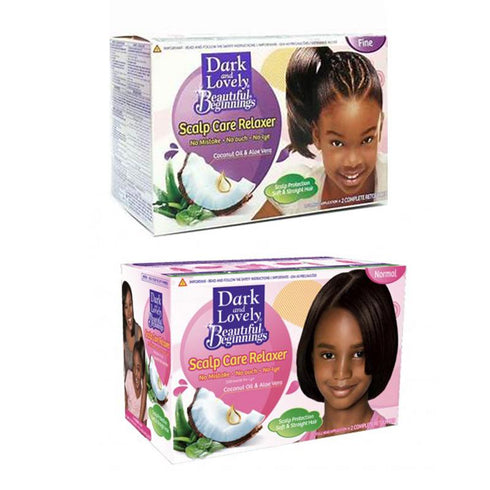 Dark and Lovely Beginnings Relaxer Kit Fine Beginnings Relaxer Kit Normal Set