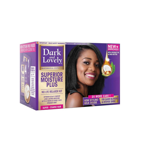 Dark And Lovely Superior Moisture Plus Relaxer Kit - Super