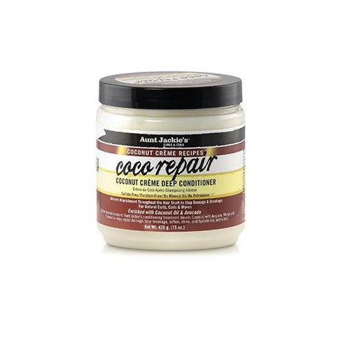 Aunt Jackie's Coconut Creme Recipes Coco Repair Deep Conditioner (15 oz.)