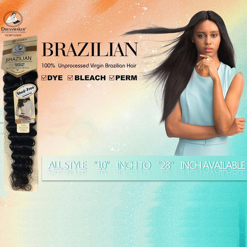 Dressmaker 100% Virgin Brazilian Hair Deep Wave Style