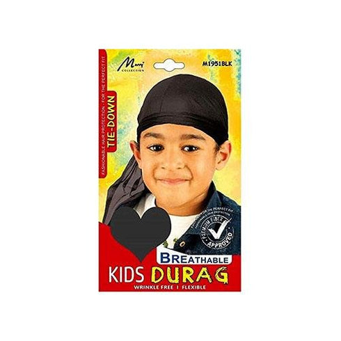 Murry Collection Tie-Down Kids Durag M1951BLK