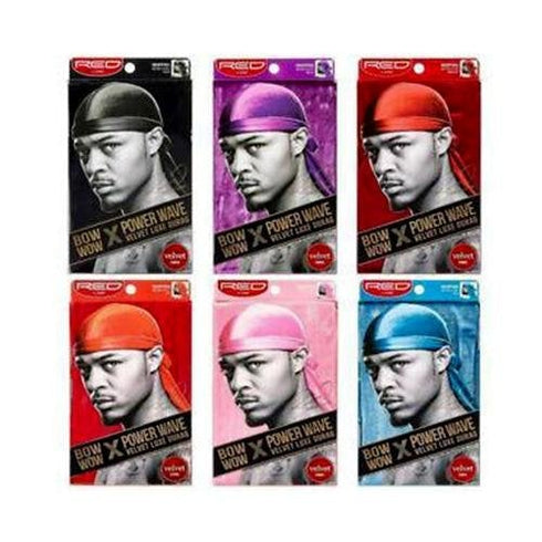 Red By Kiss Bow Vow X Power Wave Luxe Velvet Durag