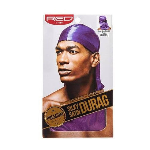 Red By Kiss Silky Satin Durag Extra Long Tail (All Colours)