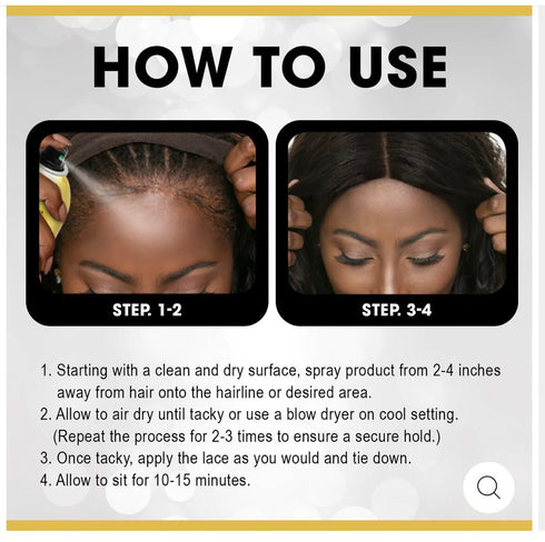 EBIN WONDER LACE BOND WIG ADHESIVE SPRAY - SENSITIVE (14.2 fl.OZ/ 400ML)