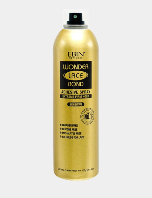 EBIN WONDER LACE BOND WIG ADHESIVE SPRAY - SENSITIVE (14.2 fl.OZ/ 400ML)