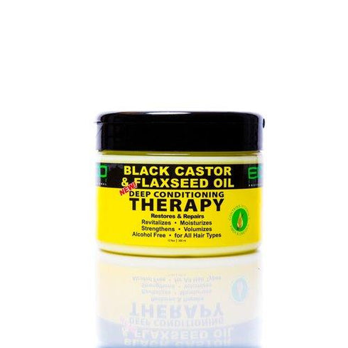 Eco Styler black castor & flaxseed oil deep conditioning therapy 12oz