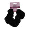 Fine Lines 2 Pack Ponytail Scrunchies Velvet Black # 6012