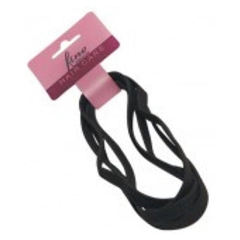 Fine Lines 4 pk Headband & Ponytail Black # 6006