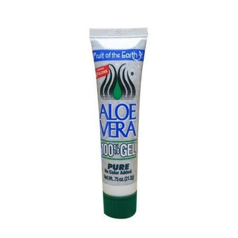 Fruit of The Earth 100% Pure Aloe Vera Gel Tube 0.75oz/21.2g